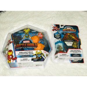 Bundle Funko Marvel Battle World Series 1 Lori mage pack, Excusive Gold Ultron
